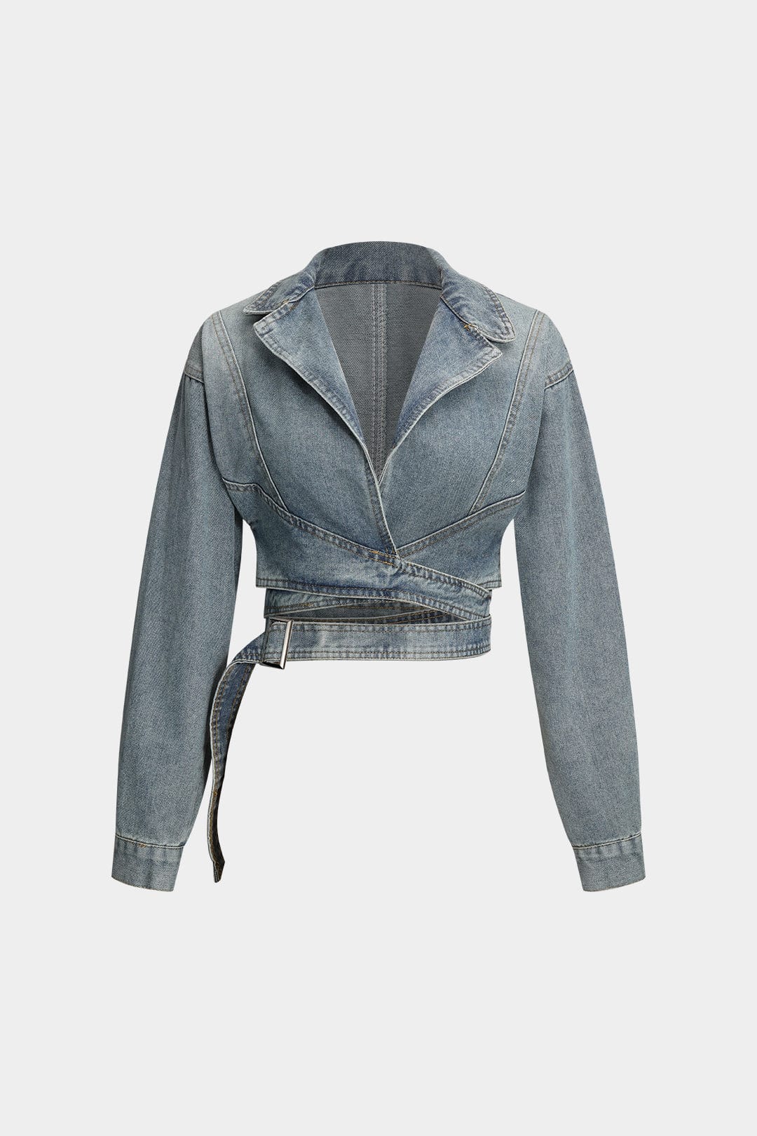 Veste en jean courte femme moderne chic