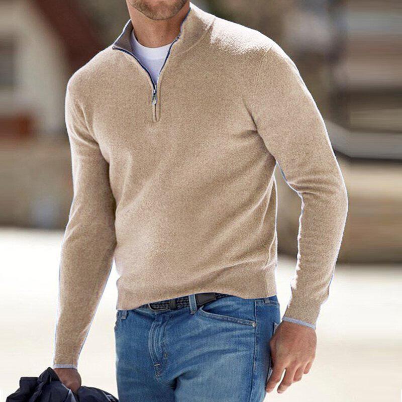 Herren Strickpullover Langarm Warm - IdealeKleiden