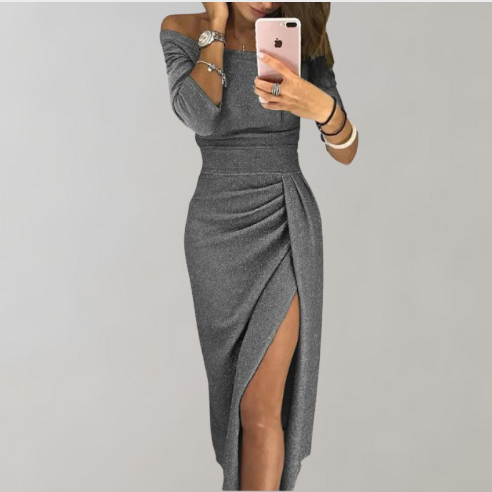 Robe de Soirée Scintillante Élégante Femme