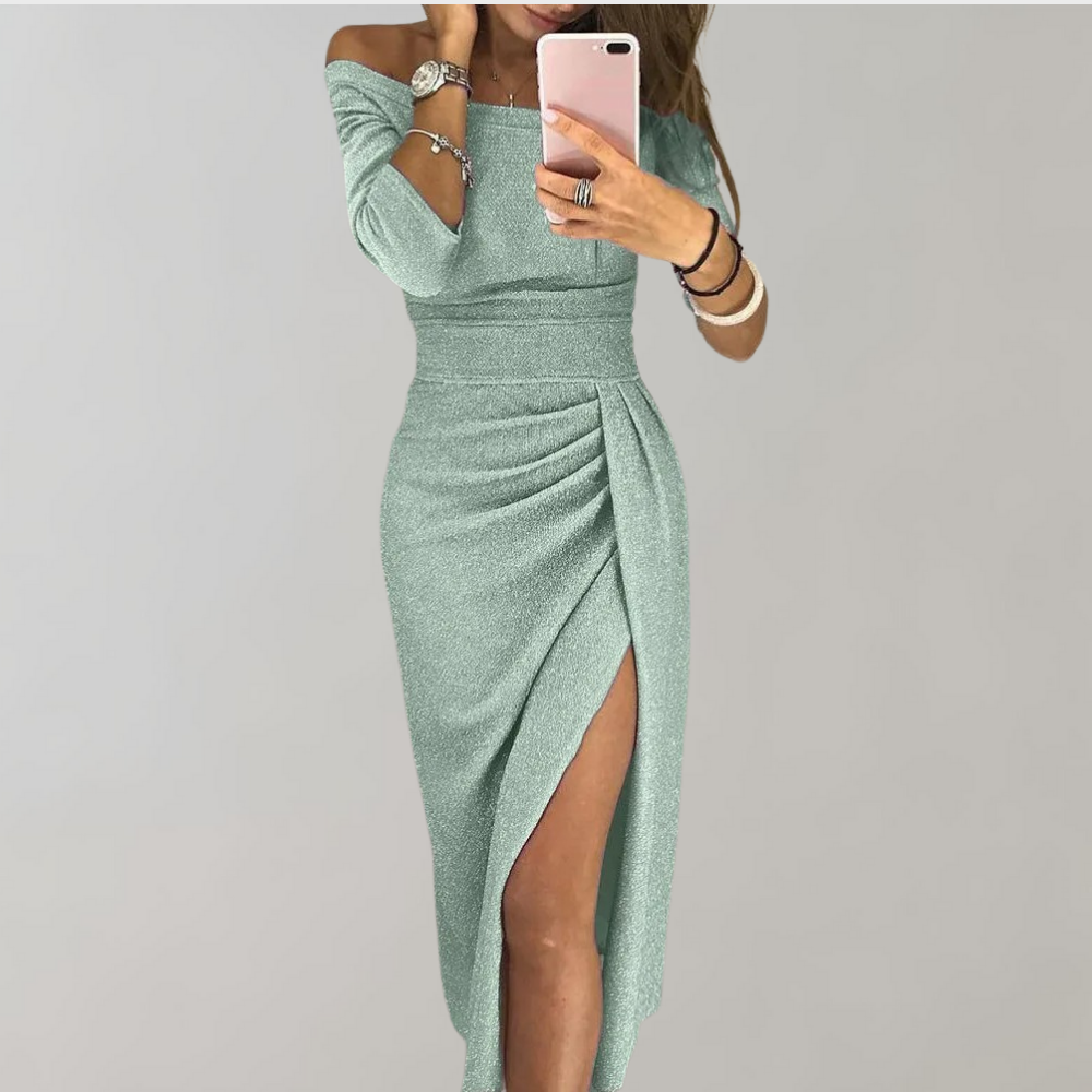 Robe de Soirée Scintillante Élégante Femme