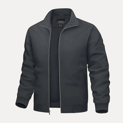 Blouson bombardier élégant avec col montant
