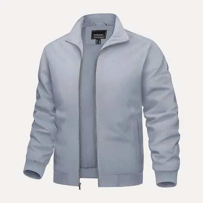 Blouson bombardier élégant avec col montant