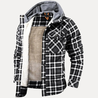Warm gefütterte Karo Steppjacke Damen - IdealeKleiden