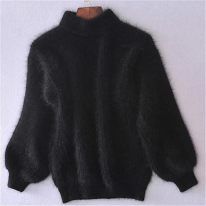 Pull-over femme doux et moelleux pour l'hiver