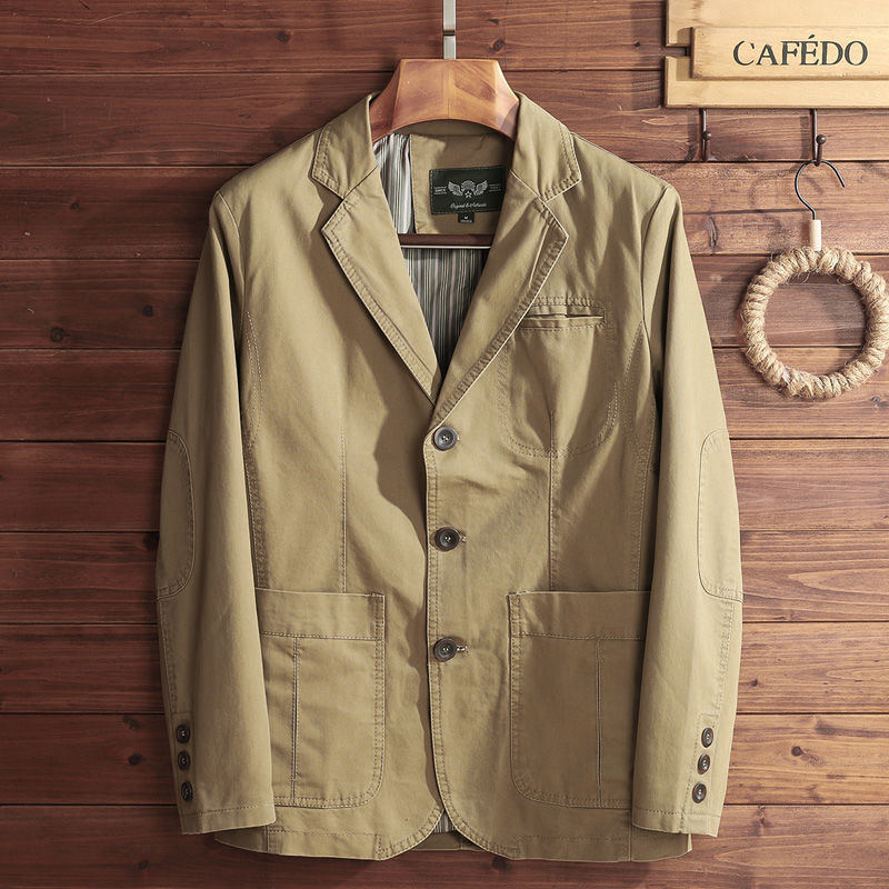 Herren Parka Vintage Style Einreihig - IdealeKleiden