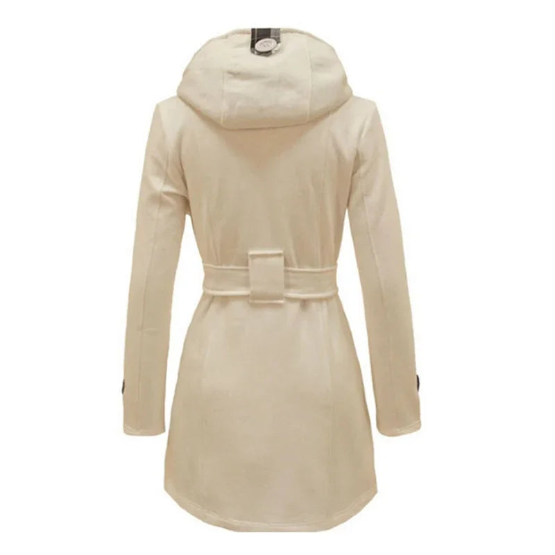 Wasserdichte Damen Trenchcoat Regenmantel - IdealeKleiden