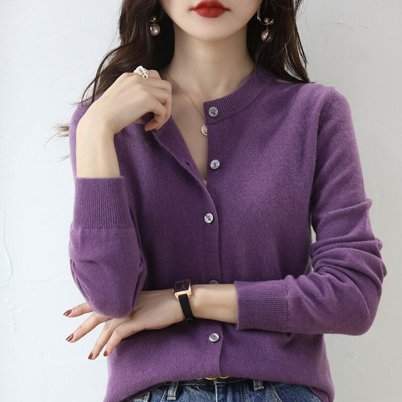Cardigan Femme Moderne Élégant