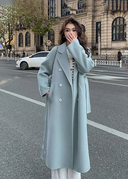 Manteau en laine stylé pour femme hiver