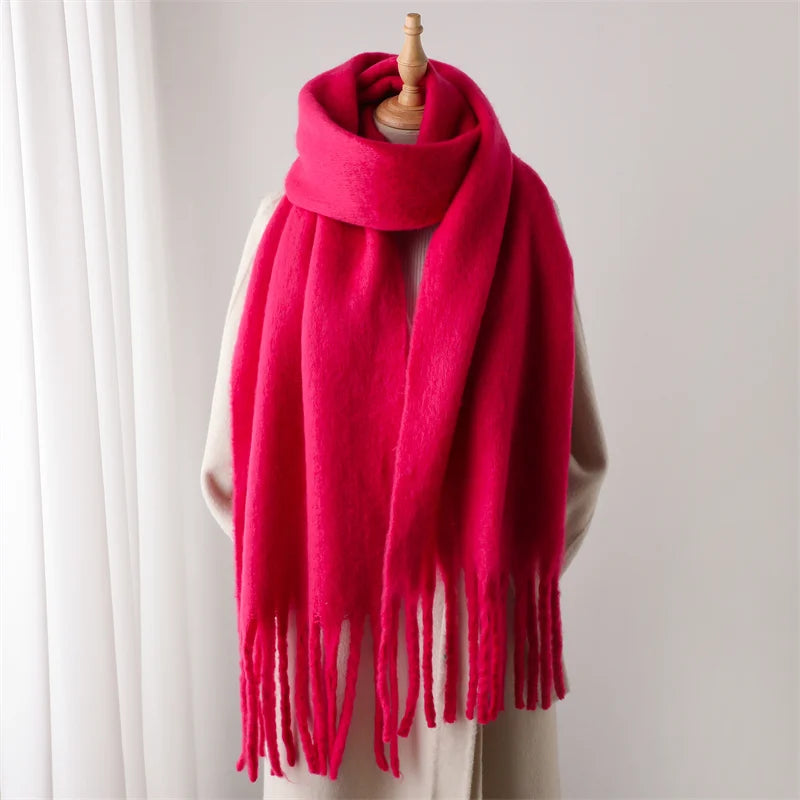 Écharpe d'hiver douce et chaude pour femme