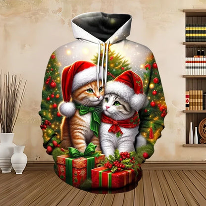 Pull de Noël imprimé - Confortable & Élégant pour femmes et hommes