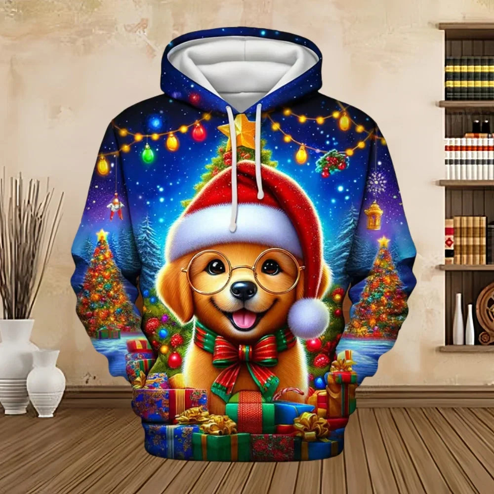Pull de Noël imprimé - Confortable & Élégant pour femmes et hommes