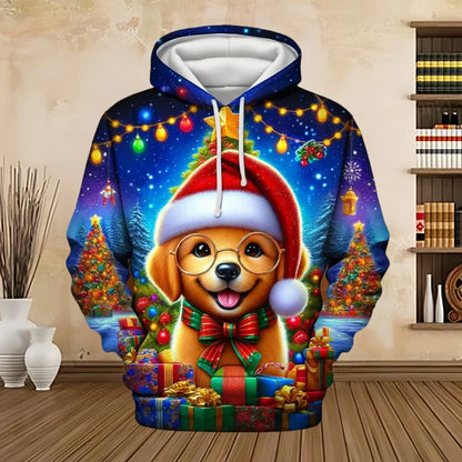 Pull de Noël imprimé - Confortable & Élégant pour femmes et hommes