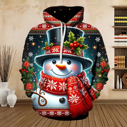 Pull de Noël imprimé - Confortable & Élégant pour femmes et hommes