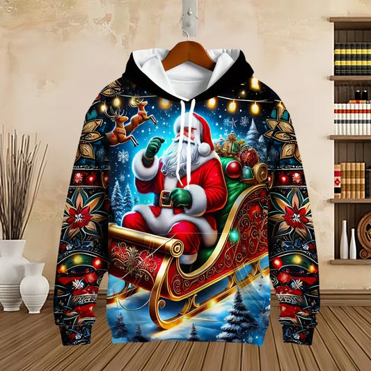 Weihnachtspullover mit Druck - Bequem & Stilvoll für Frauen und Männer - IdealeKleiden