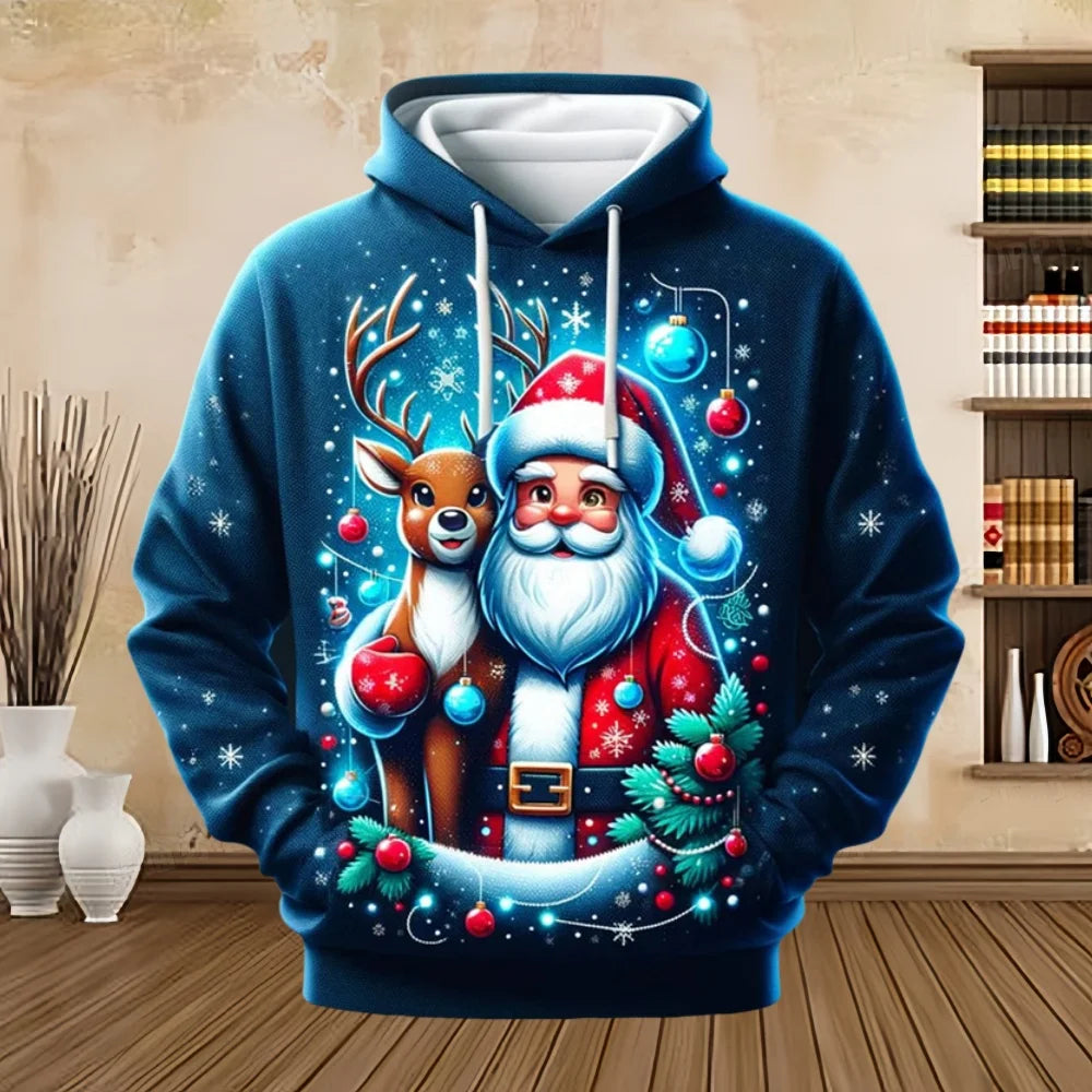 Pull de Noël imprimé - Confortable & Élégant pour femmes et hommes