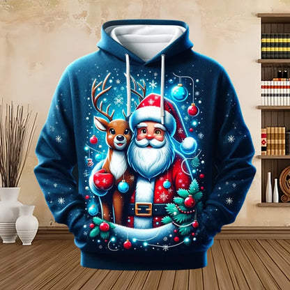Pull de Noël imprimé - Confortable & Élégant pour femmes et hommes