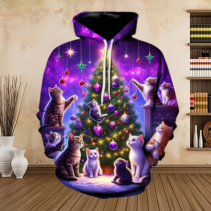 Pull de Noël imprimé - Confortable & Élégant pour femmes et hommes