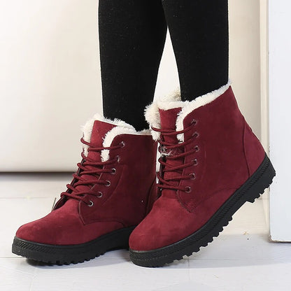 Bottes d'hiver femme, neige, séchage rapide, courtes