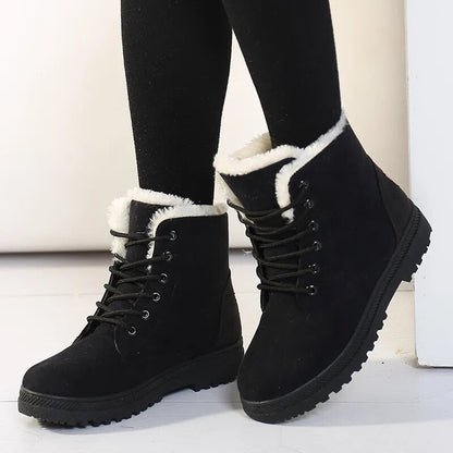 Bottes d'hiver femme, neige, séchage rapide, courtes