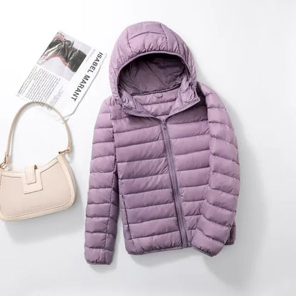 Veste d'hiver à capuche - Légèrement isolée, thermo-isolante