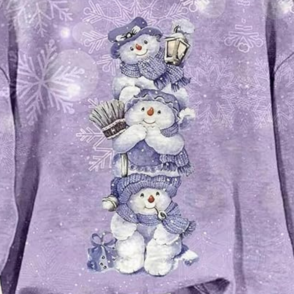 Warmes Damenkapuzenpullover Weich Winter - IdealeKleiden