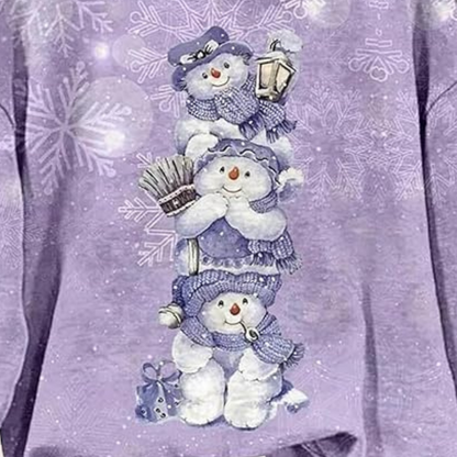 Warmes Damenkapuzenpullover Weich Winter - IdealeKleiden