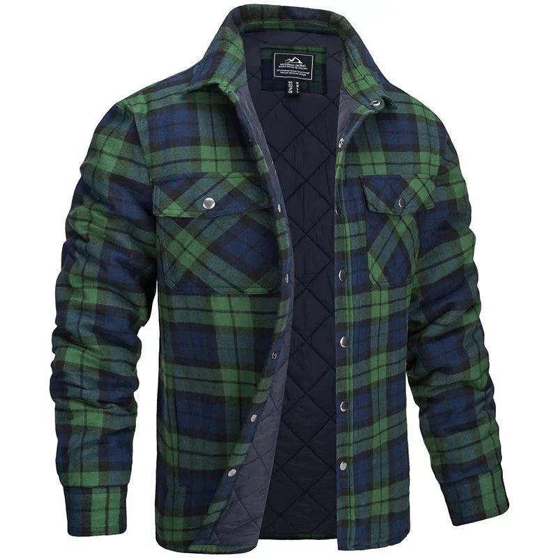 Chemise homme en flanelle coupe moderne