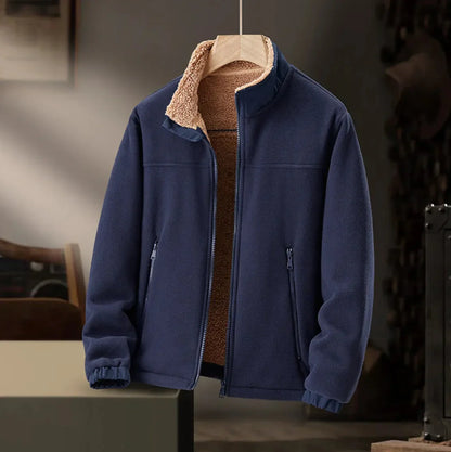 Veste polaire douce avec doublure sherpa