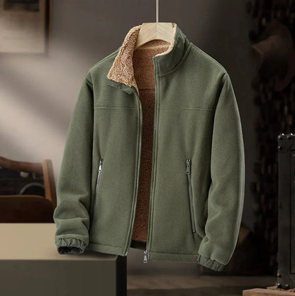 Veste polaire douce avec doublure sherpa