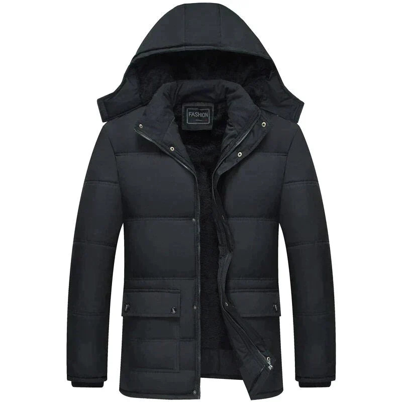 Parka à capuche, veste d'hiver chaude