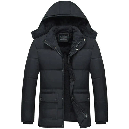 Parka à capuche, veste d'hiver chaude