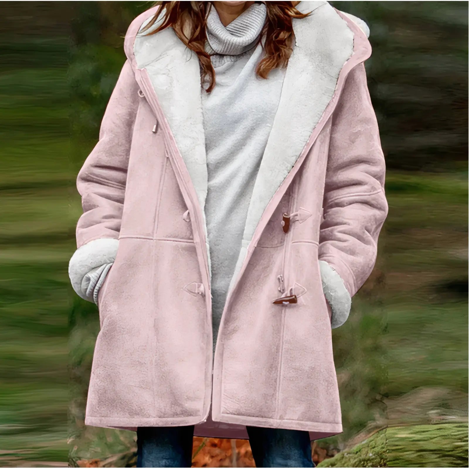 Elegante Winterjacke Klassiker Design - IdealeKleiden