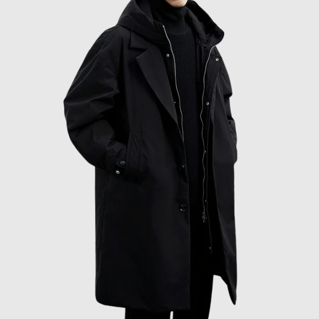 Veste de pluie homme légère déperlante longue
