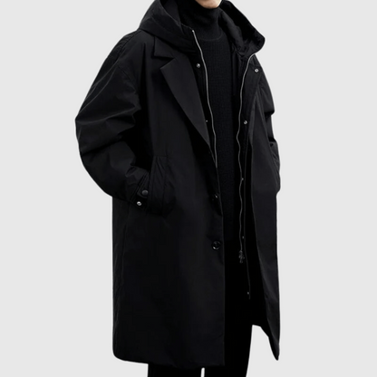 Veste de pluie homme légère déperlante longue