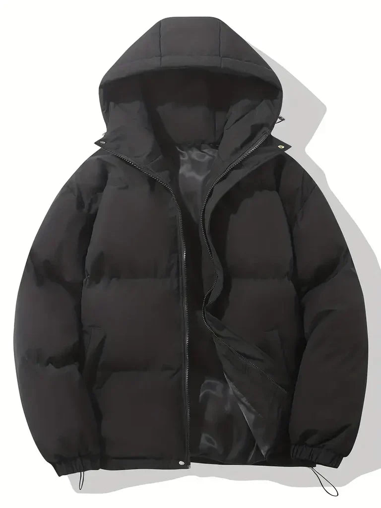 Doudoune femme grande taille à capuche rembourrée