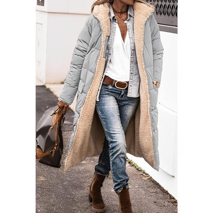 Manteau d'hiver matelassé doux pour femme