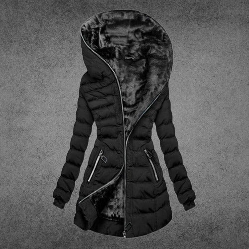 Veste à capuche sport zippée femme