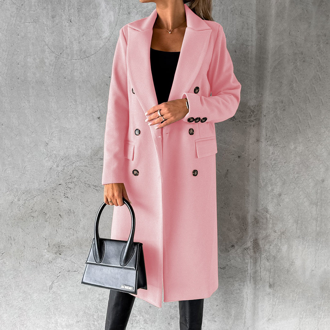 Robe chasuble chaude en mélange de laine