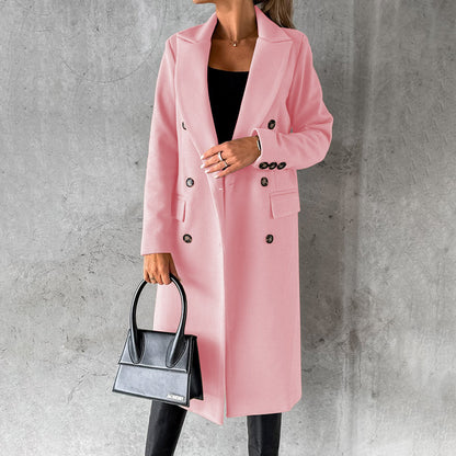 Robe chasuble chaude en mélange de laine