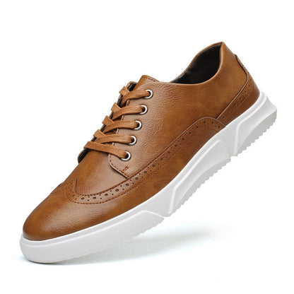 Baskets stylées en cuir pour hommes