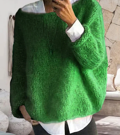Pull over ample pour femme, doux et confortable