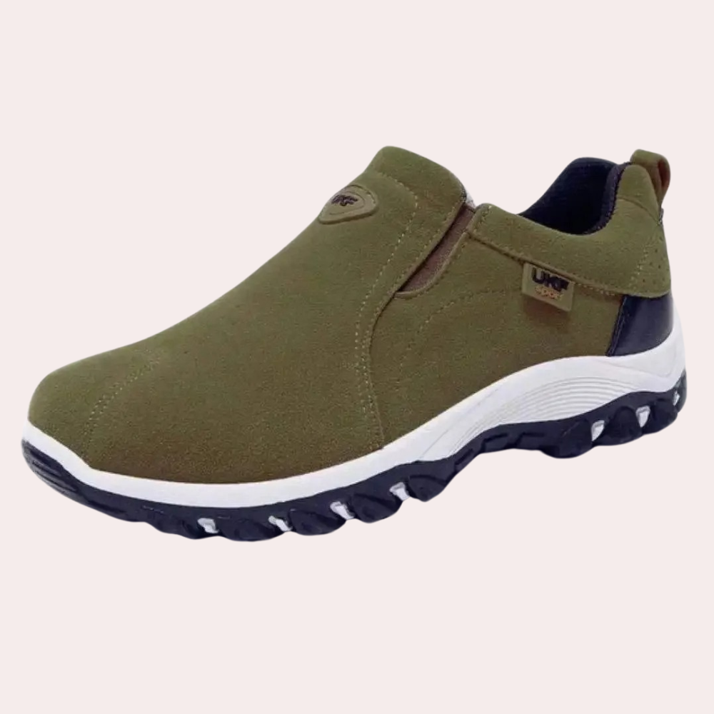 Chaussures confortables pour hommes avec semelle souple en caoutchouc
