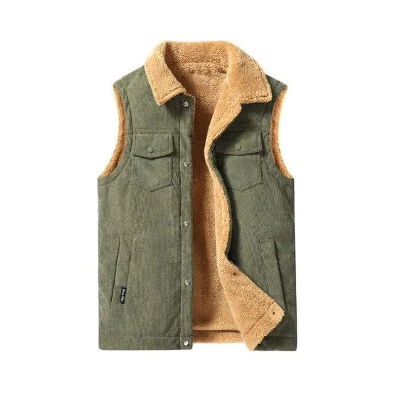 Veste de randonnée laine d'agneau chaude isolée