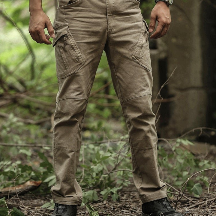 Pantalon de randonnée tactique pour hommes style cargo