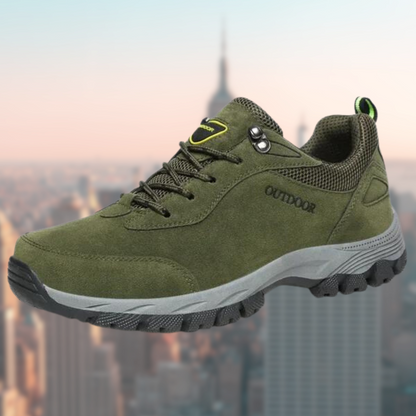 Chaussures de randonnée homme antidérapantes à lacets orthopédiques