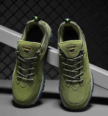 Chaussures de randonnée antidérapantes pour hommes à fermeture rapide