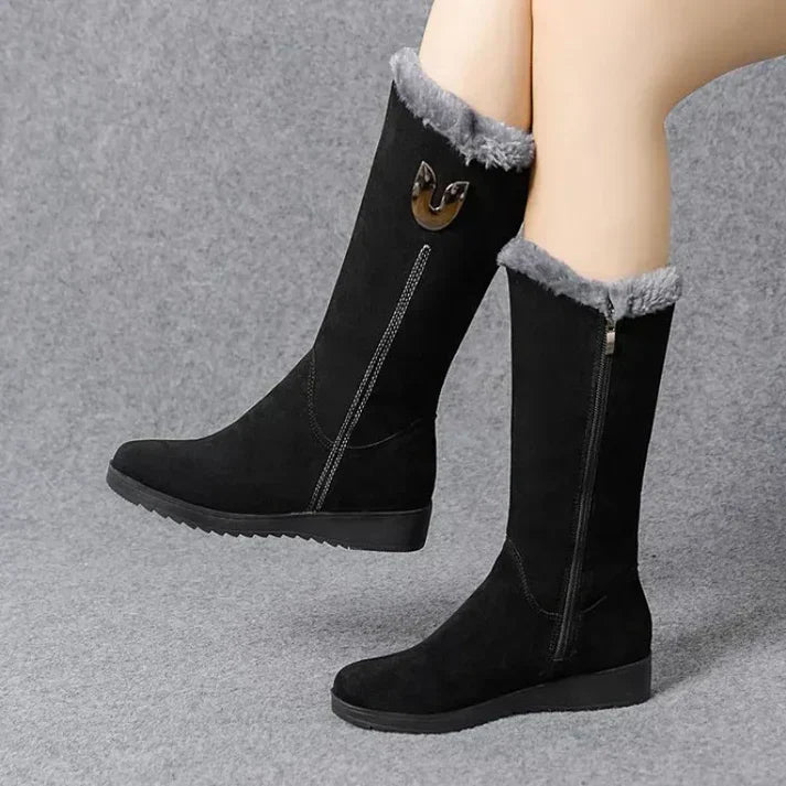 Chaussures pour femmes Bottes en polaire chaude