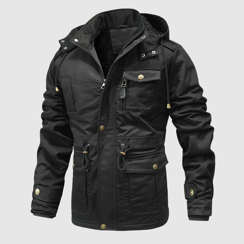 Veste d'extérieur pratique en coton