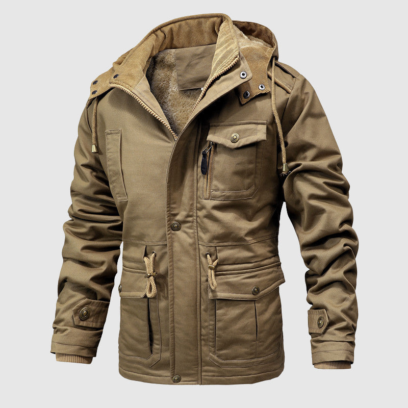 Veste d'extérieur pratique en coton