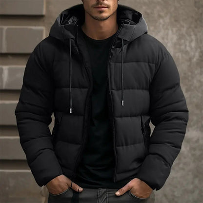 Blouson d'hiver homme chaud léger matelassé